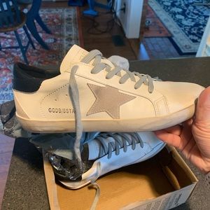 Golden Goose tennis shoes (dupes?)